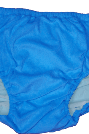 blue terry panties